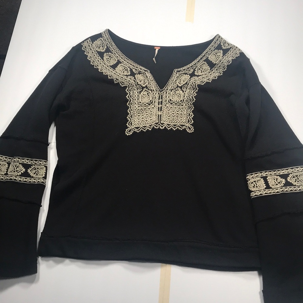 Goegous Free People boho sweatshirt tunic